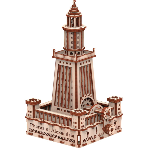 Фото - 3D пазлы Mr.Playwood Александрийский Маяк (Эко – лайт) механический 280 эл. (10208)