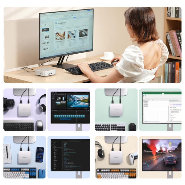 Фото - Неттоп GEEKOM GMA6R76800H-321T-EU