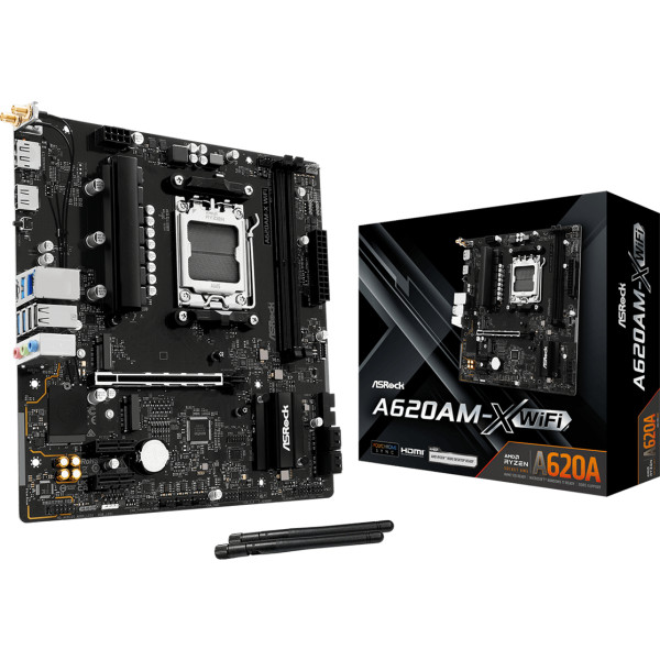 Фото - Материнская плата ASRock A620AM-X WIFI DDR5
