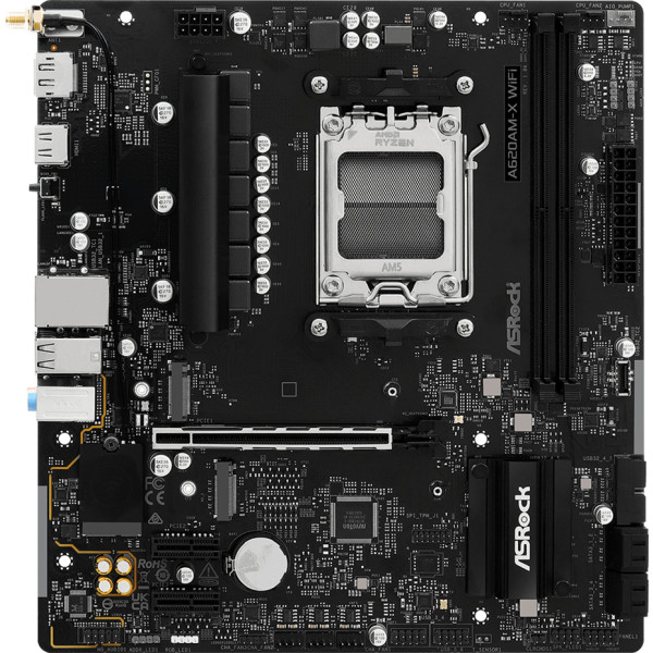 Фото - Материнская плата ASRock A620AM-X WIFI DDR5