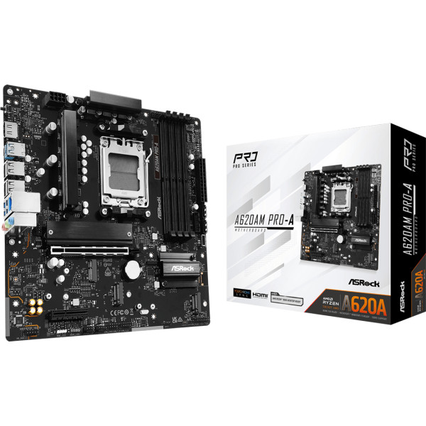 Фото - Материнская плата ASRock A620AM PRO-A