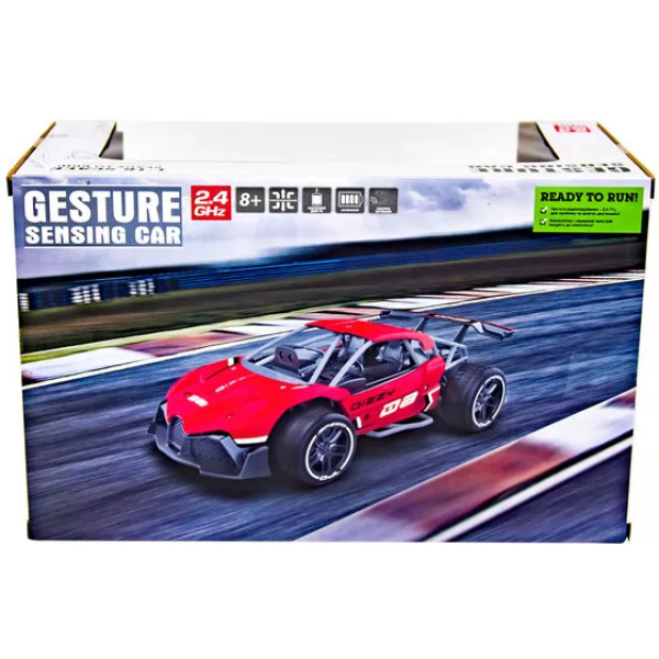 Фото - Радиоуправляемая машинка Sulong Toys GESTURE SENSING на р/у и на сенсорном управлении – DIZZY (красный, аккум.3,7V, 1:16) (SL-285RHR)