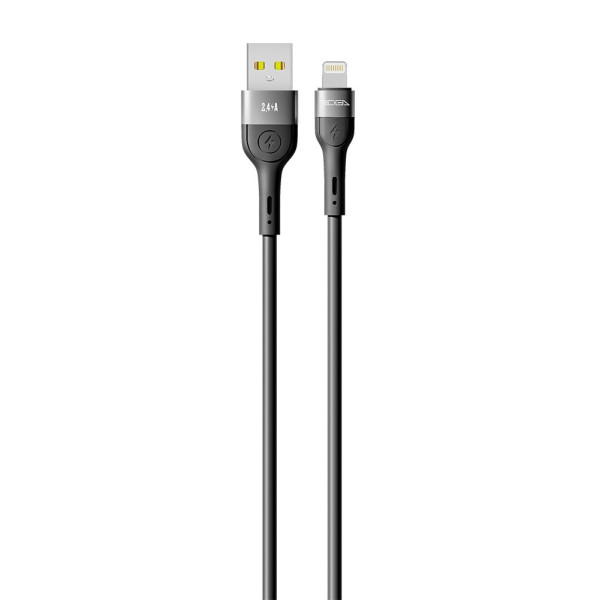 Фото - Кабель синхронизации данных Ridea X-Silicone Lightning 12W 2m Black (RC-XS51)