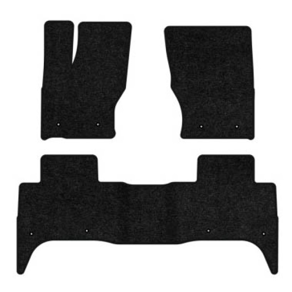 Фото - Коврики ворсовые в салон авто EVAtech Standard для Land Rover Range Rover Sport (L494) 2013-2022 2 поколение SUV EU черный кант (LR33640Z3LA8VEB)