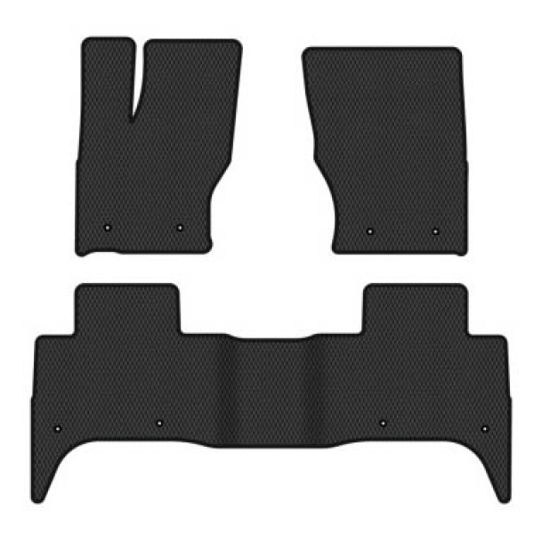 Фото - Коврики ворсовые в салон авто EVAtech Standard для Land Rover Range Rover Sport (L494) 2013-2022 2 поколение SUV EU черный кант (LR33640Z3LA8VEB)