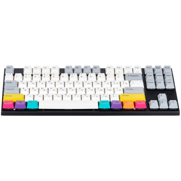 Фото - Клавиатура беспроводная игровая Varmilo APT87 CMYK, K-Prestige Silent, WL/USB-A, White Led (A92A024F8A5A17A007)