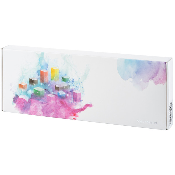 Фото - Клавиатура беспроводная игровая Varmilo APT87 CMYK, K-Prestige Silent, WL/USB-A, White Led (A92A024F8A5A17A007)