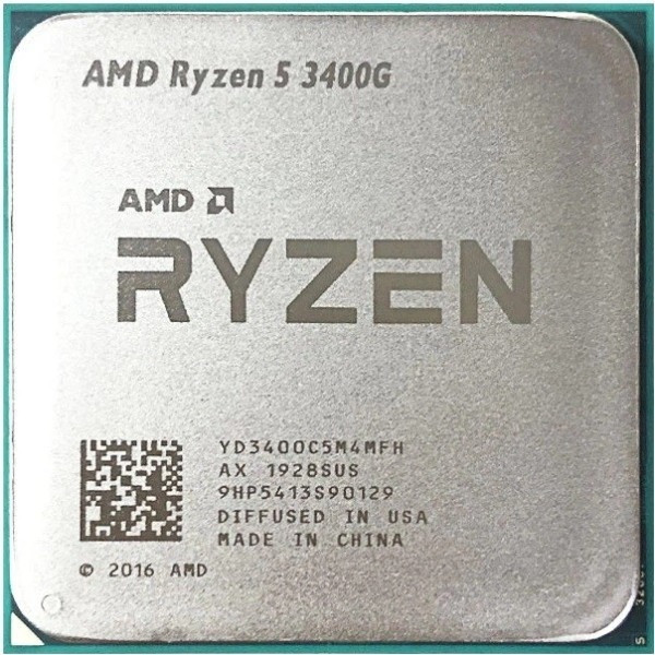 Фото - Процессор AMD Ryzen 5 3400G (3.7GHz 4MB 65W AM4) Box (YD3400C5FHSBX)