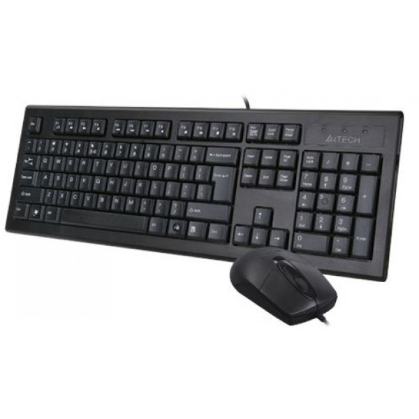 Фото - Клавиатура+мышь A4tech KR-8572S Black