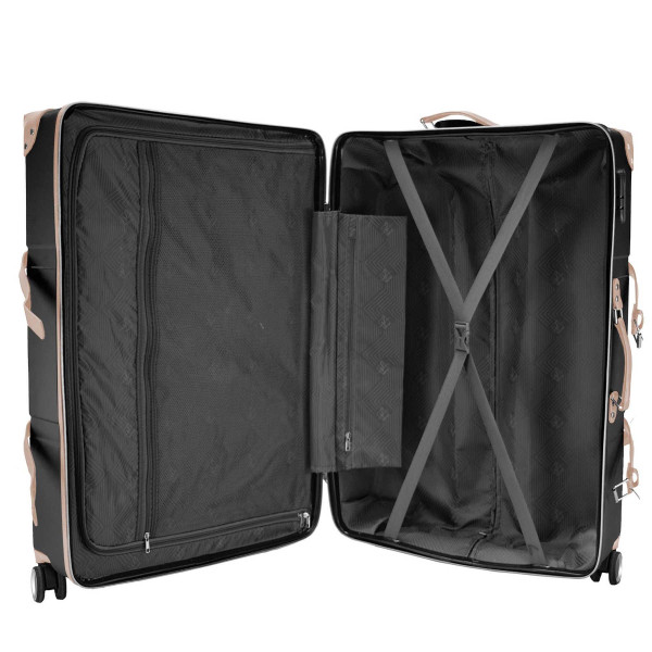 Фото - Чемодан Semi Line L Black/Pink Cream (T5671-4)