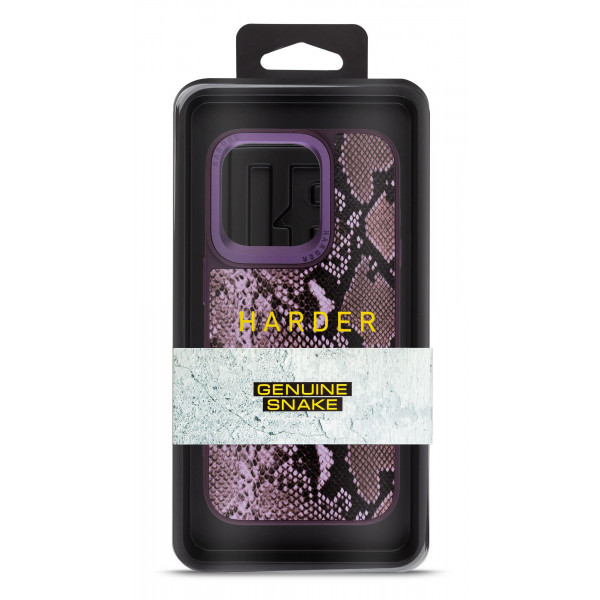 Фото - Чехол для смартфона Harder Genuine Snake for Apple iPhone 15 Pro Dark Purple (ARM76782)