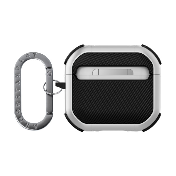 Фото - Чехол для наушников Armorstandart Panzer for Apple Airpods 4 White (ARM82553)