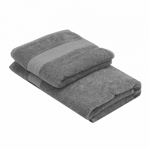 Фото - Полотенце банное Ardesto махровое SuperSoft 70х140 см серый (ART2270SLP)