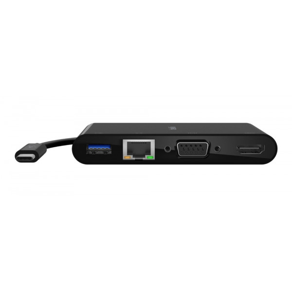 Фото - Хаб USB Belkin USB-C - Ethernet, HDMI, VGA, USB-A Black (AVC005BTBK)