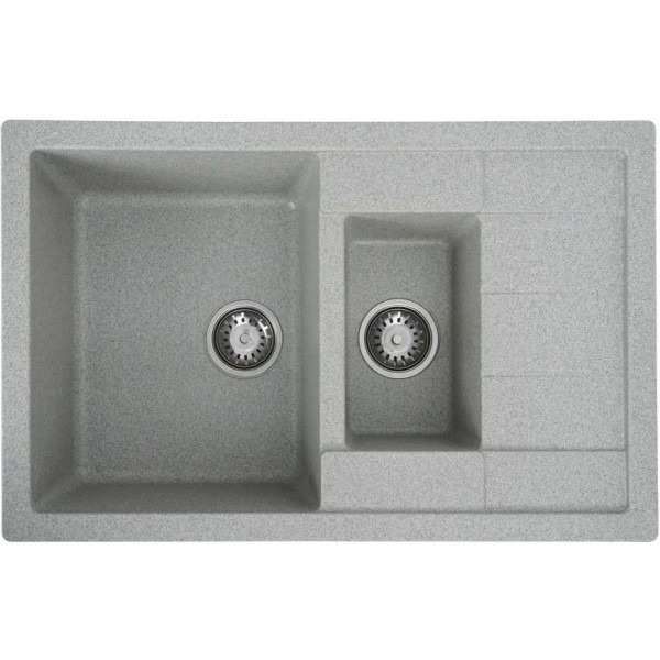 Фото - Мойка кухонная VALESO 7850W TOSKANA матовая Серая