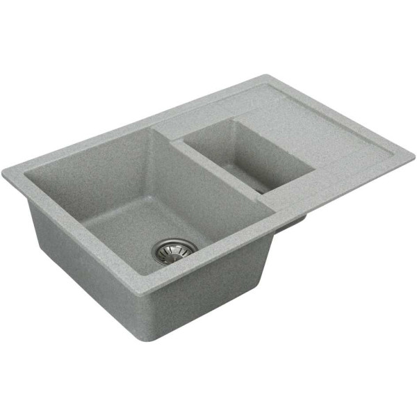 Фото - Мойка кухонная VALESO 7850W TOSKANA матовая Серая