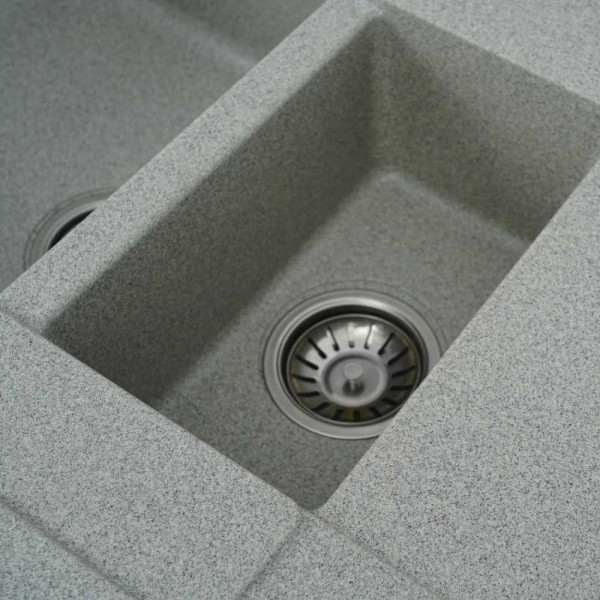 Фото - Мойка кухонная VALESO 7850W TOSKANA матовая Серая