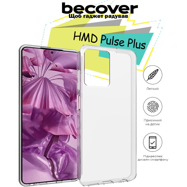 Фото - Чехол для смартфона BeCover for HMD Pulse Plus Transparancy (713145)