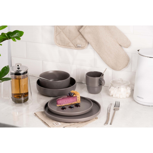 Фото - Салатник Ardesto Trento 16 см Gray (AR2916TG)
