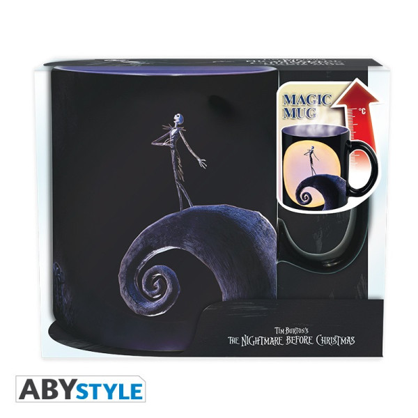 Фото - Чашка ABYstyle хамелеон NIGHTMARE BEFORE CHRISTMAS Jack and Moon  460 мл (ABYMUG642)