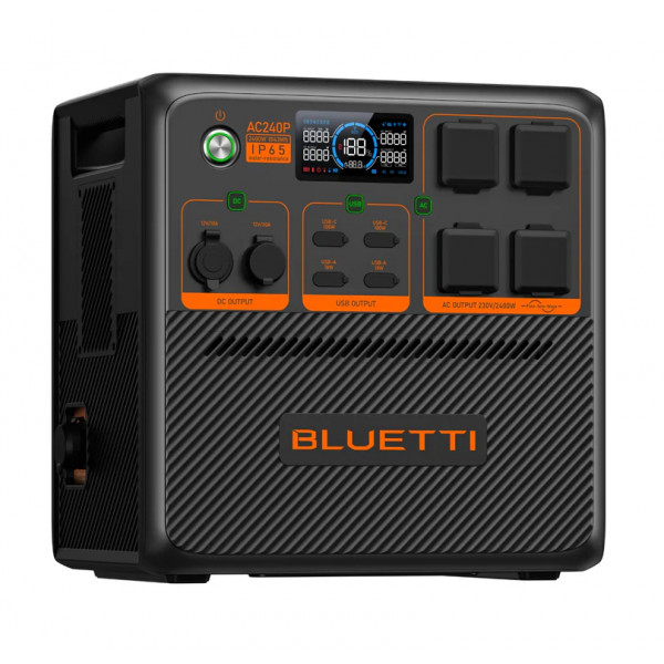 Фото - Уценка - Зарядная станция универсальная Bluetti AC240P 2400W (IP65 Water-Resistance)
