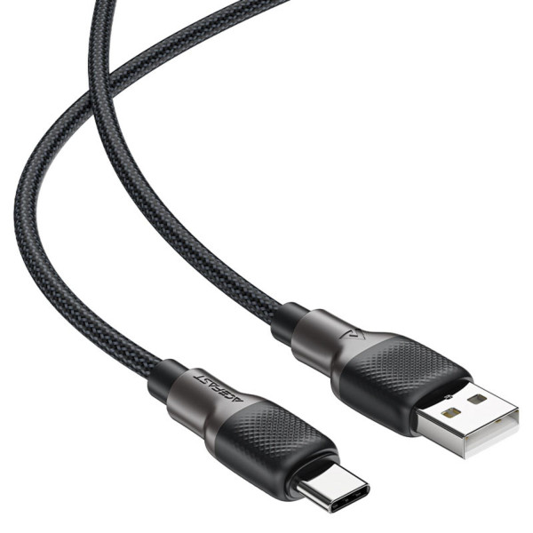 Фото - Кабель синхронизации данных AceFast USB 2.0 USB-A to USB-C, 1,2 м, 3.0A, silicone braid C10-04 (6974316283126)