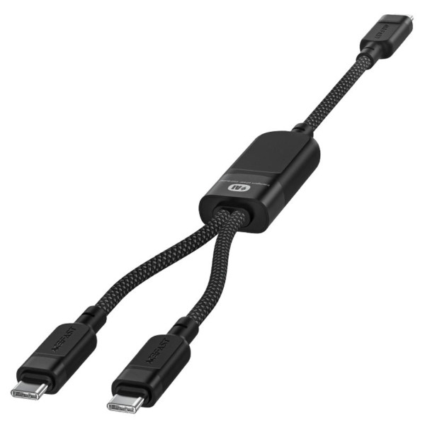 Фото - Кабель синхронизации данных AceFast USB 2.0 USB-C 2in1, 0.8 м + sub 0.4 м, 100W, C5-11 (6974316280149)