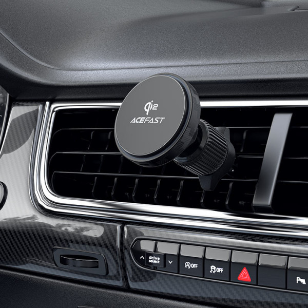 Фото - Автодержатель AceFast D33 Qi2 Black (6974316280293)