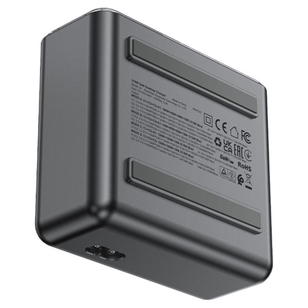 Фото - Сетевое зарядное устройство AceFast 4xUSB 218W (3xUSB-C + USB-A) Gan Z4 Fast Charger (6974316282587)