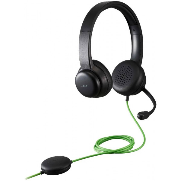 Фото - Гарнитура проводная Acer AHW250 Black (GP.HDS11.01N)