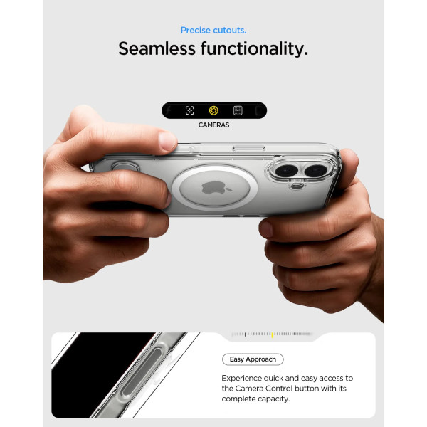 Фото - Чехол для смартфона Spigen for iPhone 17, Ultra Hybrid S MagFit, Clear White (ACS09981)