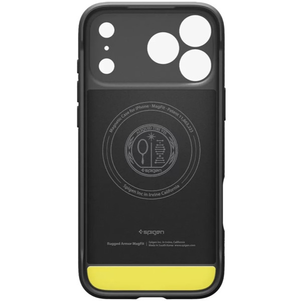 Фото - Чехол для смартфона Spigen for iPhone 17 Pro, Rugged Armor MagFit, Matte Black (ACS10329)