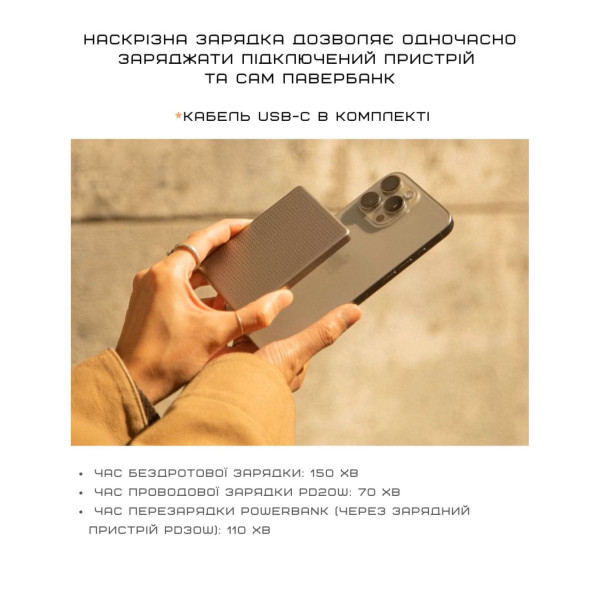 Фото - Батарея мобильная Native Union Active Magnetic 5 000mAh Apricot Crush (ACTPB-5KMS-APR)