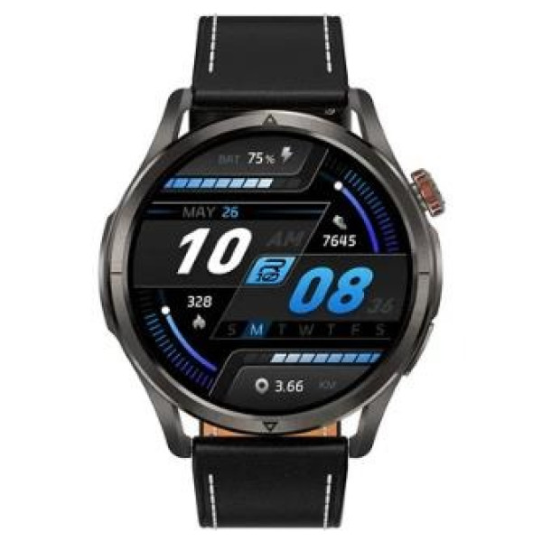 Фото - Ремешок для смарт-часов KOSPET ARCHLAN LEATHER BLACK 22 мм