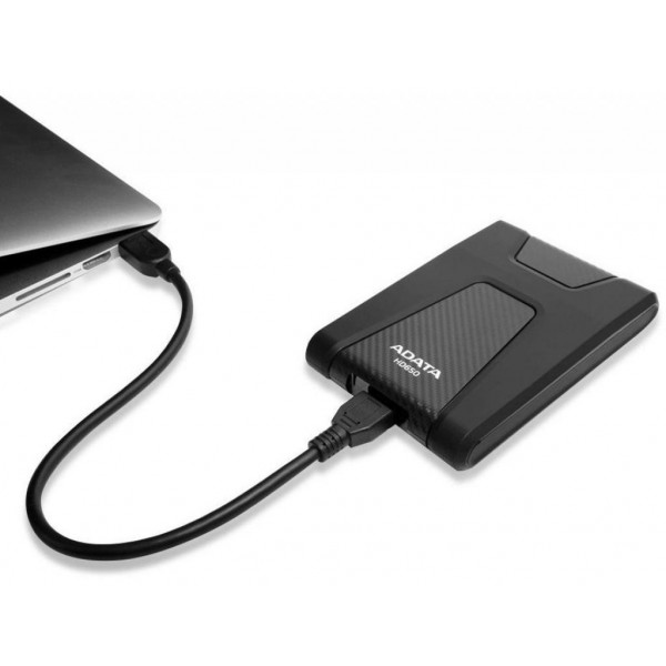 Фото - Жесткий диск внешний ADATA Durable HD650 1TB USB 3.1 Black (AHD650-1TU31-CBK)