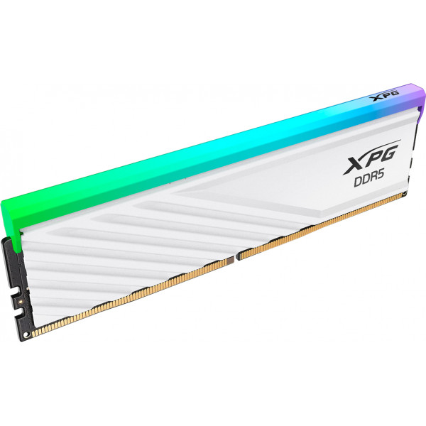 Фото - Память DDR ADATA XPG Lancer Blade RGB White DDR5 6000MHz 64GB Kit 2x32GB (AX5U6000C3032G-DTLABRWH)