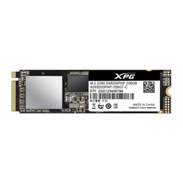 Фото - SSD-накопитель внутренний ADATA XPG SX8200 Pro 256GB M.2 2280 PCIe G3 x4 3D NAND TLC (ASX8200PNP-256GT-C)
