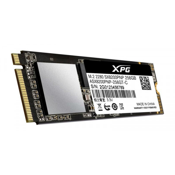 Фото - SSD-накопитель внутренний ADATA XPG SX8200 Pro 256GB M.2 2280 PCIe G3 x4 3D NAND TLC (ASX8200PNP-256GT-C)