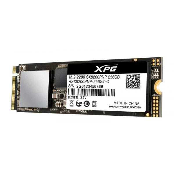 Фото - SSD-накопитель внутренний ADATA XPG SX8200 Pro 256GB M.2 2280 PCIe G3 x4 3D NAND TLC (ASX8200PNP-256GT-C)