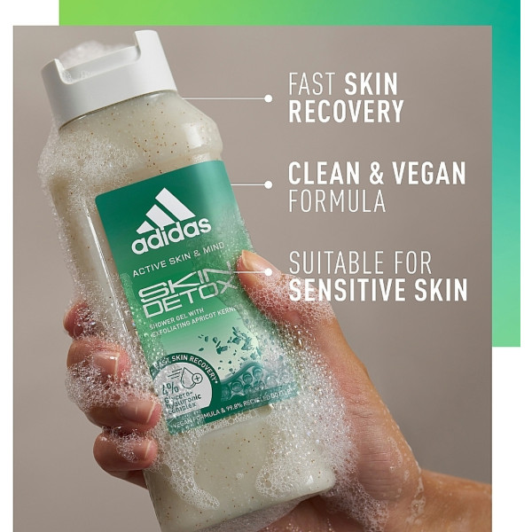 Фото - Гель для душа Adidas Pro line Skin Detox 400 мл (3616303444341)
