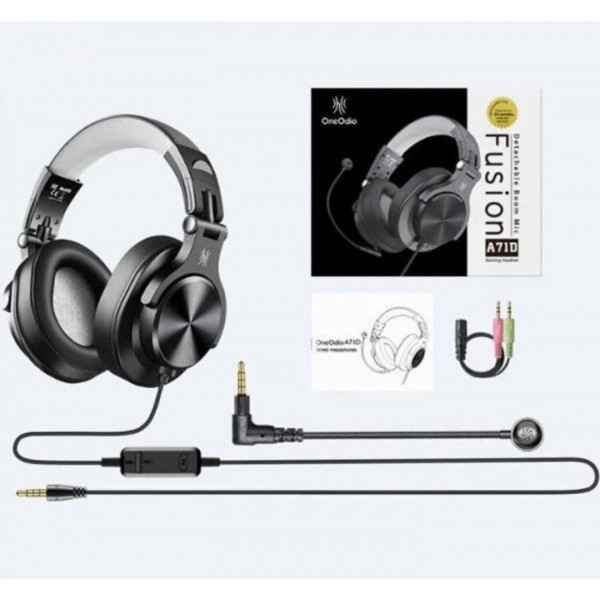 Фото - Гарнитура проводная игровая OneOdio A71D Black