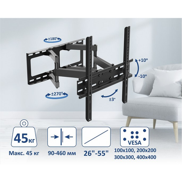 Фото - Крепление для телевизора Prime Technics PWM 3435G