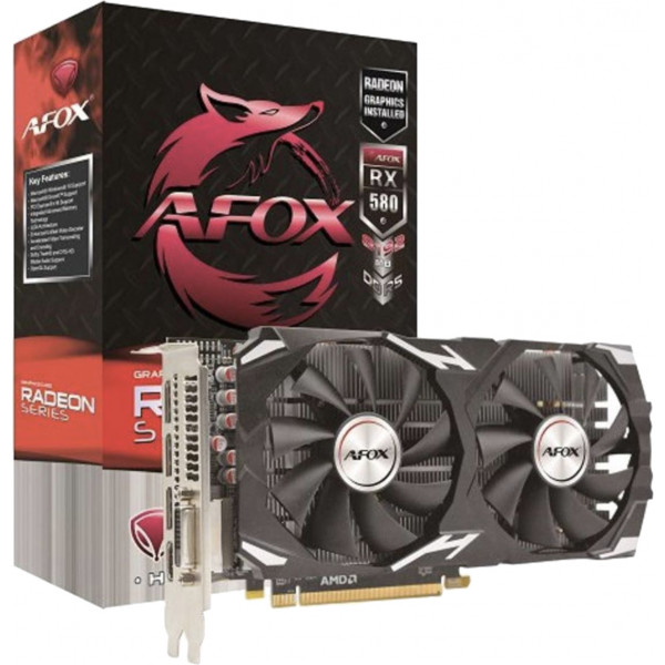 Фото - Видеокарта AFOX Radeon RX 580 8GB GDDR5 Cryptocurrency Mining BIOS version (AFRX580-8192D5H3-V2)