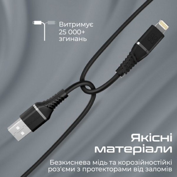 Фото - Кабель Promate Powerline-ai120 Black