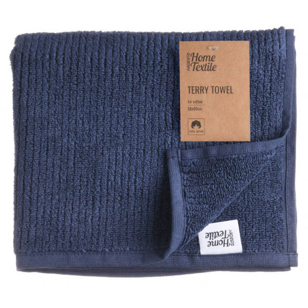 Фото - Полотенце для лица Ardesto махровое Air синий 50х90 см (ART2150NA) Фото - Полотенце для лица Ardesto махровое Air синий 50х90 см (ART2150NA)