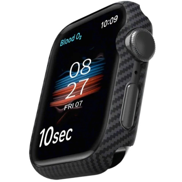 Фото - Чехол-бампер для смарт-часов Pitaka Air Case Black/Grey for Apple Watch 10 42mm (AWB2404)