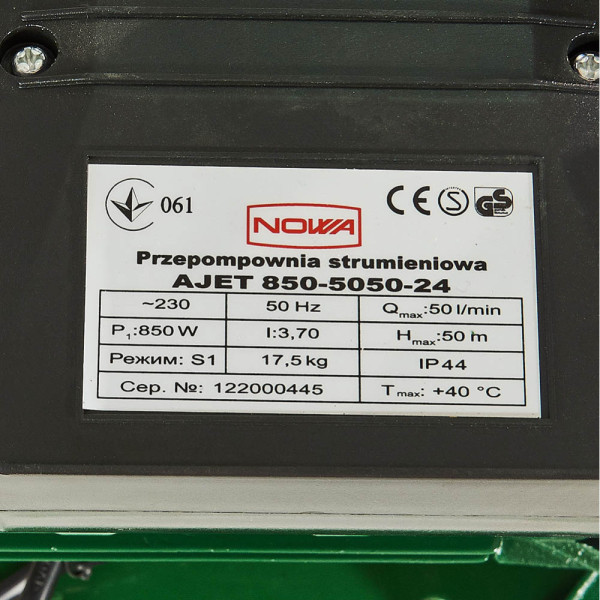 Фото - Насосная станция Nowa AJET 850-5050-24