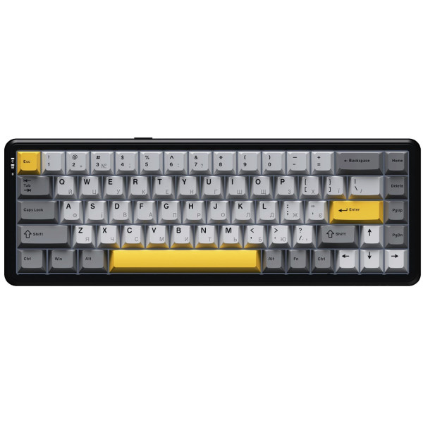 Фото - Клавиатура беспроводная игровая Ajazz AK680 MAX (AK680-M-BGY-A)