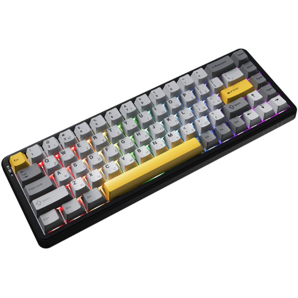 Фото - Клавиатура беспроводная игровая Ajazz AK680 MAX (AK680-M-BGY-A)