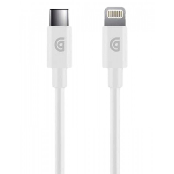 Фото - Кабель синхронизации данных Griffin USB-C to Lightning Cable 1.2 m White (GP-066-WHT)